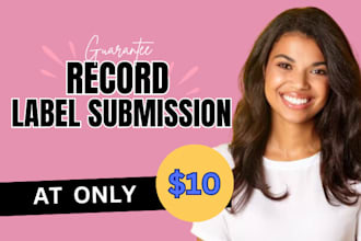 do record label submission to 900 record label manager