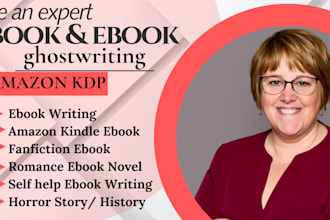 ghostwrite your german christian ebook, romance, thriller, horror, fiction ebook