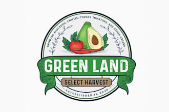 design greatest family run fresh farm produce logo