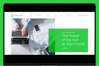 design solar gadgets shopify store solar panel electronics solar energy website