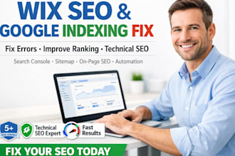 fix wix SEO google indexing issues, fix wix forms wix email automation issues