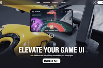 create attractive game ui, 2d game ui ux professionally or reskin game graphics