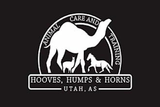 design attend magnificent animated logo for a camel trainer