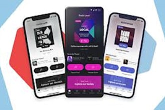 create android app for multi radio stations with admin panel