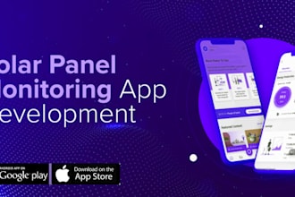 build a standard solar management app, power management app, solar panel app
