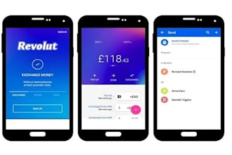 create a fintech app, cash app, bank app, revolut app, wallet app, payment app