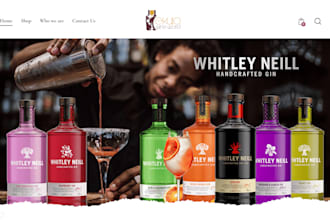 build elegant wine store wine website liquor website alcohol, whiskey store