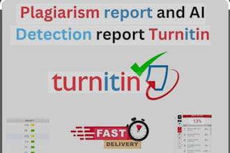 provide urgent plagiarism reports and ai checks for your documents