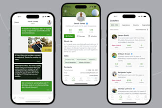 develop ai golf booking app, golf fantasy app, sports appointment tracking app
