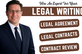 be your UK lawyer for legal contract legal agreement contract drafting