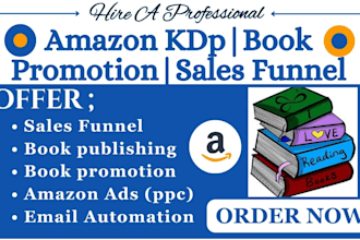 amazon kdp book promotion and publishing for children book and romance