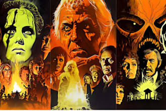 do horror movie poster design halloween dark art poster film poster illustration