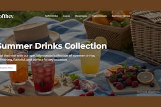 create premium beverage website soft drink website alcohol website whisk website