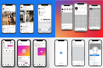 clone social media app, facebook, instagram app, chat app for android and ios