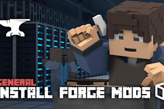 create a custom minecraft server with mods, forge, plugin mods for any version