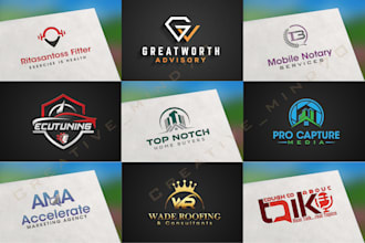 make modern minimalist stunning business logo design