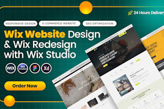 do wix website design and wix redesign, wix website development