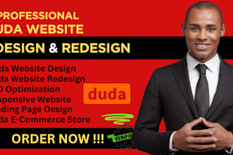 build duda website, duda website design and duda redesign duda