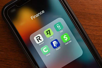 create a fintech app, cash app, bank app, revolut app, wallet app, payment app