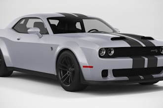 design 3d car modeling, car livery, gta v, fivem, jdm,  armor vehicle, car part