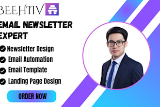 design beehiiv newsletters, design beehiiv landing page,