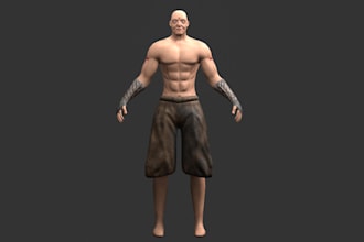 next gen 3d character, full body rigging, skin rig, animation, texture, uv map