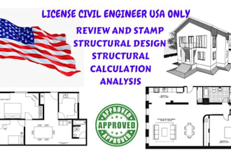 do your civil and structural engineer usa pe stamp michigan, maryland, illinois