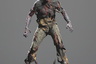 stunning 3d creatures, characters with pbr texture, ue5 rig, uv map, animation