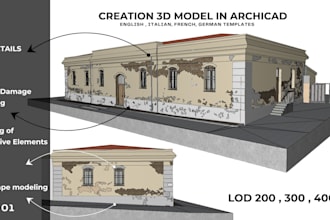 create 3d models from point cloud in archicad