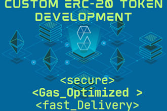 create and deploy a custom erc20 token