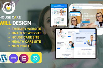 dna testing website, therapy website, healthcare, medical and home care website