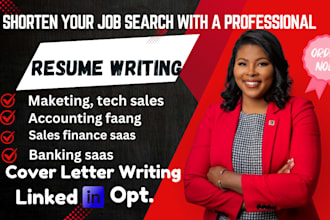 craft resume for sales, finance, banking, tech sales, accounting, faang, saas