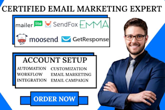 do emma getresponse email marketing template mailerlite campaign sendfox moosend