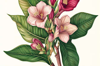 do  botanical illustration art for you