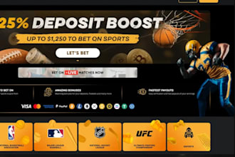 build a professional sports website or sports club website