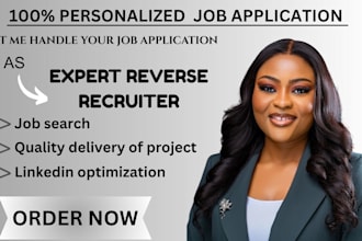 do job search as a reverse recruit, search and apply for remote job application