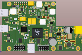 pcb and schematics design with high quality routing