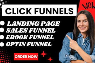 create high ticket converting click funnels landing page in clickfunnels