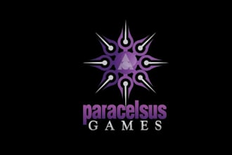 make surprising soothing magical logo for paracelsus games
