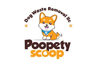 design awesome dog waste removal logo