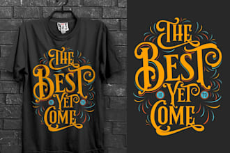 do custom typography t shirt logo and graphic t shirt design