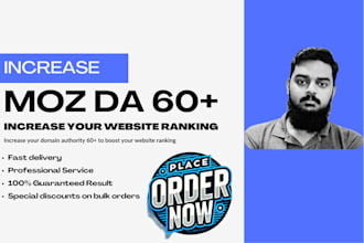 increase moz da domain authority 60 plus