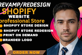 design redeign clone fix shopify website revamp store shopify redesign website