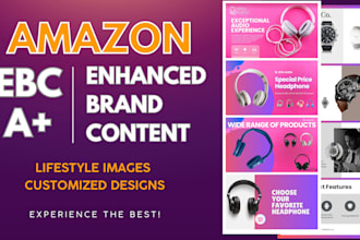 design amazon enhanced brand content ebc, a plus content