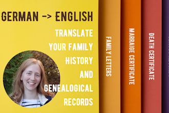 translate your family documents from german into english