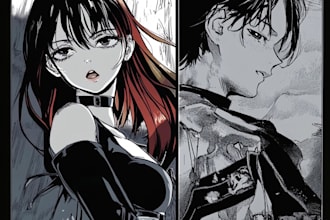 draw anime manga comic manhwa nsfw anime manga comic illustration mangaka comic
