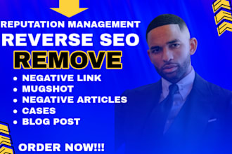 enhance your online reputation, remove negative link, articles, mugshot, cases