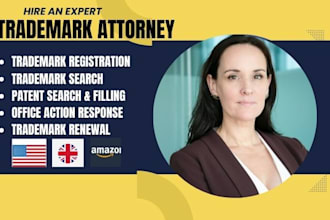 be your licensed US trademark attorney for trademark registration on uspto