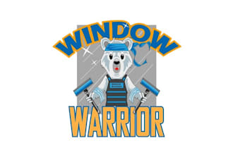 design exceptional window cleaning service logo