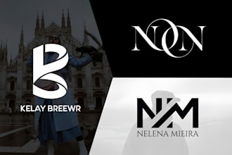 unique monogram logo design for your brand